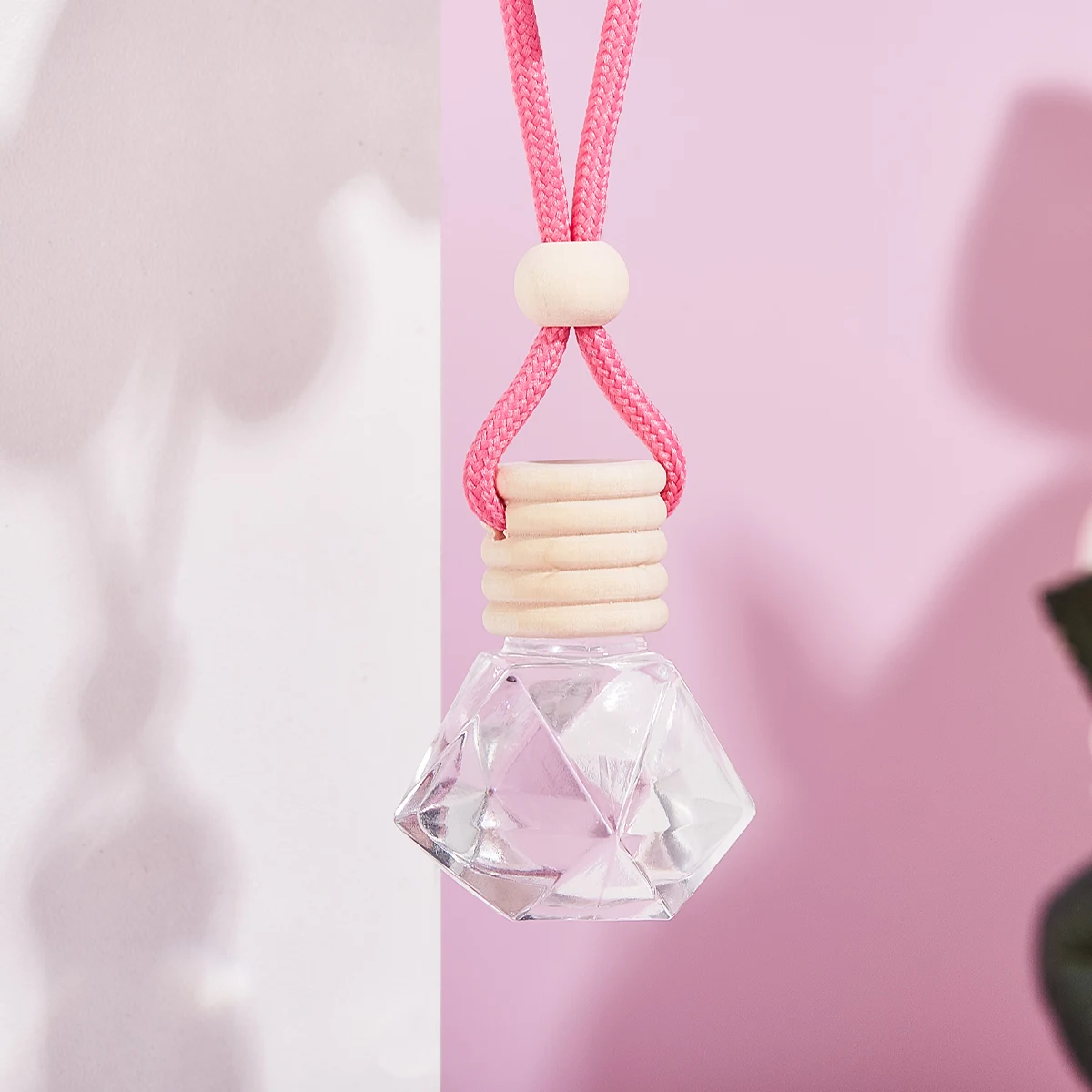 Pink car fragrance car interior accessories, perfume pendant car supplies, fresh air car fragrance image 5