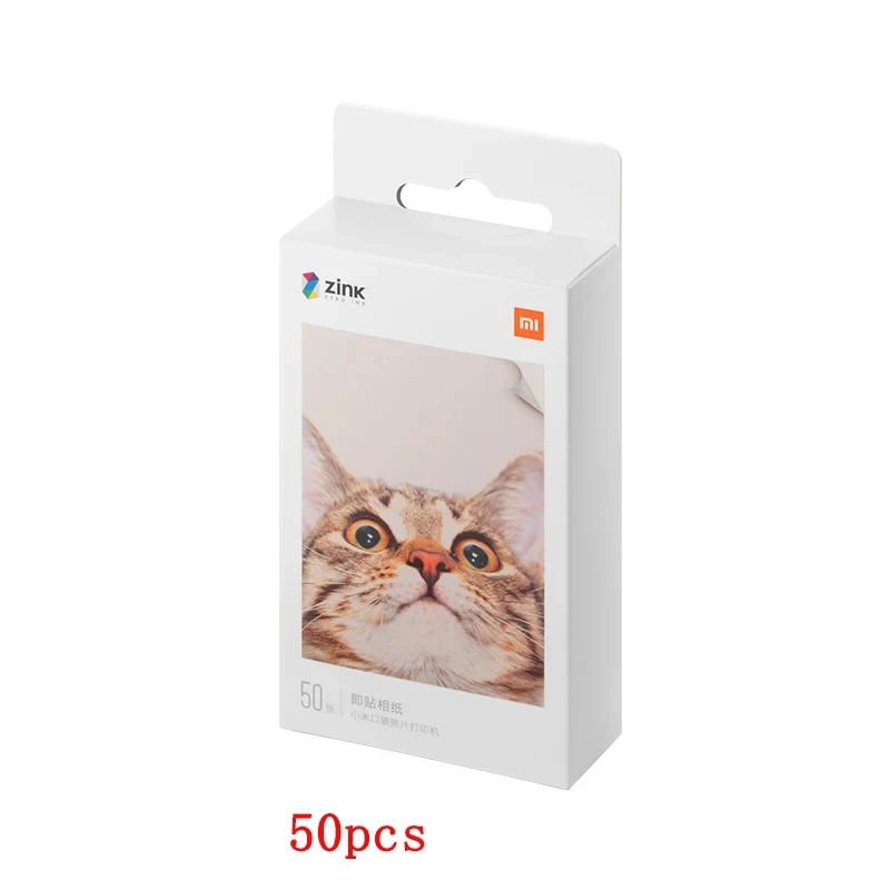 Original Xiaomi MIJIA ZINK Pocket Printer Paper Self-adhesive Photo Print 10//50/100 Sheets Xiaomi 3inch Mini Printer Papers