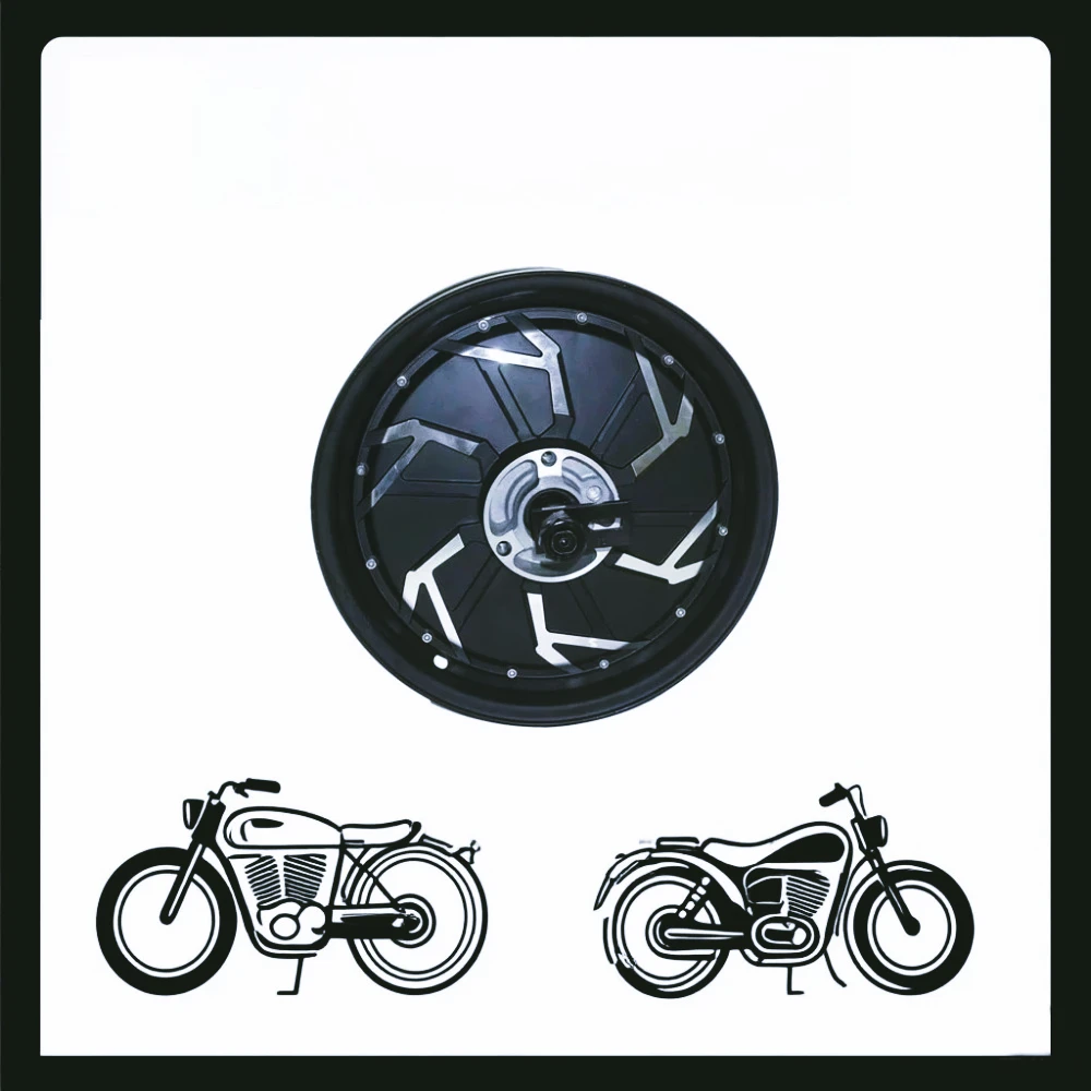 ¡Liquidación  venta! Motor QS 12*3,5 pulgadas 5000W V4 48V 100kph 72V 150kph Motor  cubo para motocicleta eléctrica