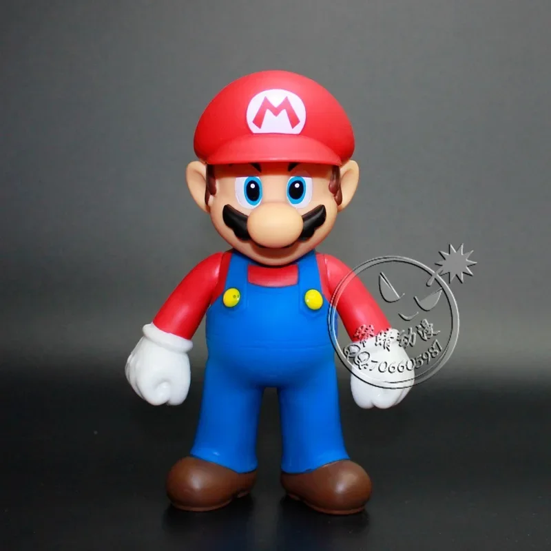 Super Mario Bros. Anime Luigi Bowser Yoshi Toadette Figure PVC Doll Ornament Collection Decoration Children Toys Birthday Gifts