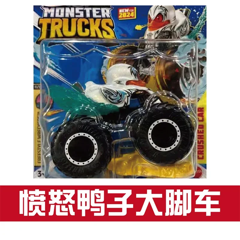 Original Hot Wheels Car Monster Truck Toys Boys 1/64 Diecast Fast & Furious Nissan GTR Sneakerhead Tigershark Duckn\' Roll Gift