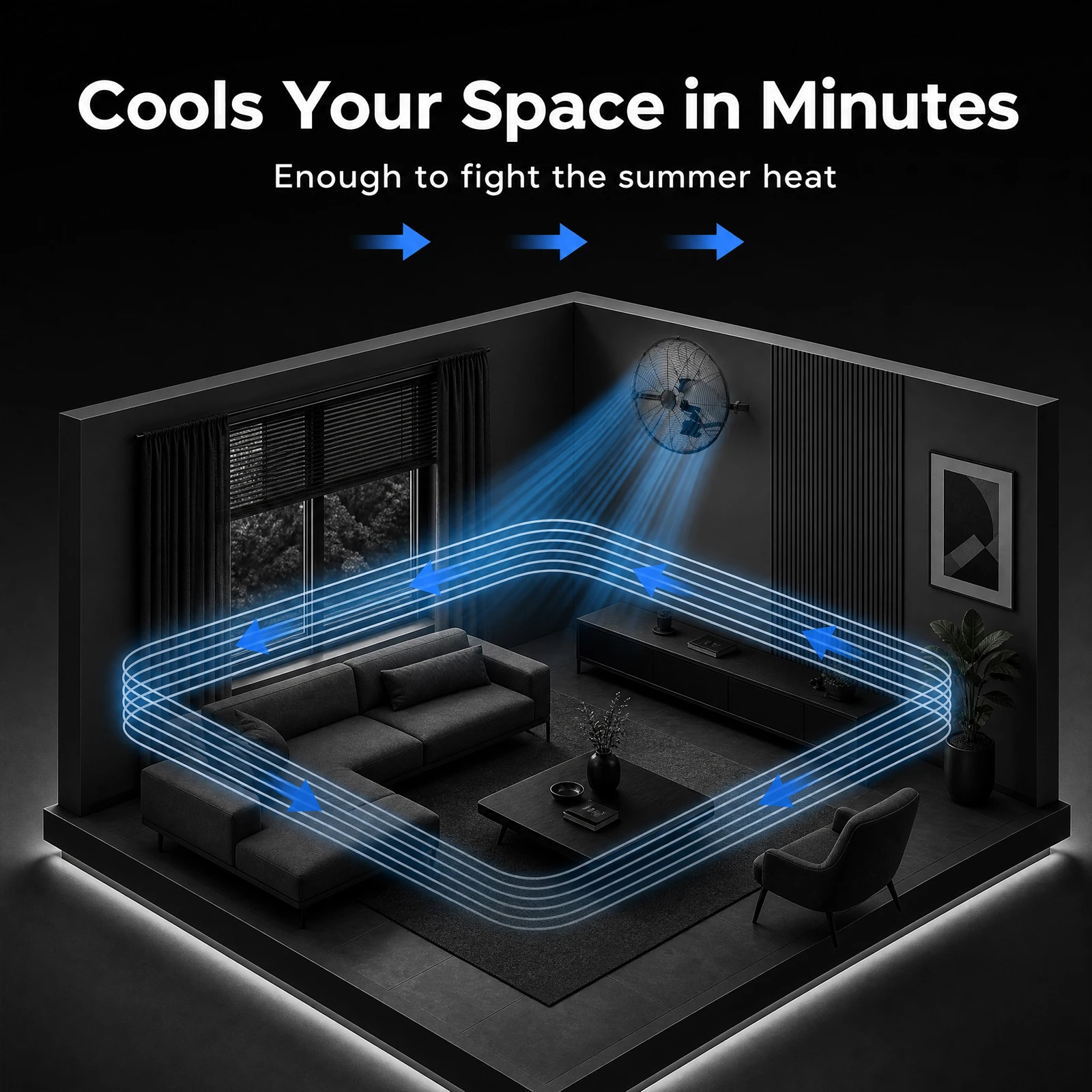 20 Inch Wall‑Mounted Outdoor F - огляд і ціна Greenhouse Circulation Fan Waterproof
