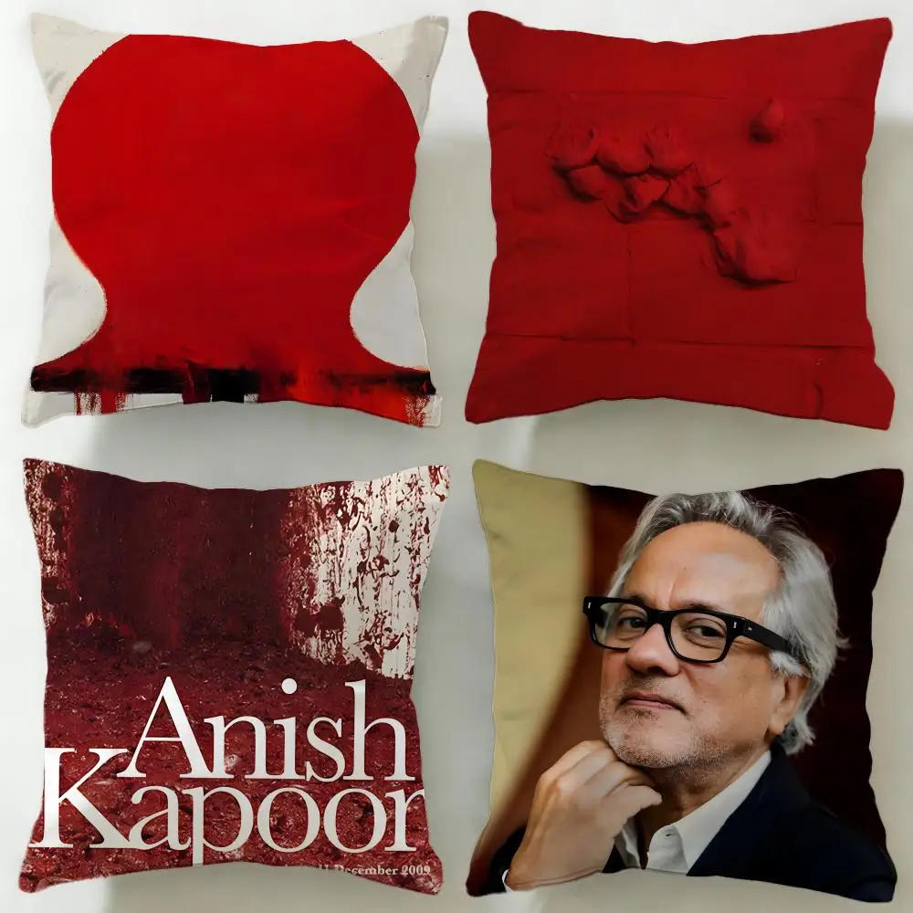 classic artist Anish Kapoor Cushion Cover Soft & Easy-Wash Pillow Case – Versatile for Couch, Bed, Travel and Office