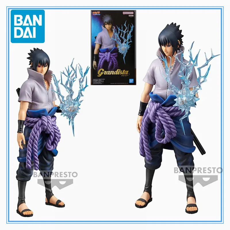 

Original Genuine Banpresto Grandista NARUTO Uchiha Sasuke 2.0 Bandai Anime Model Toys Action Figure Gifts Collectible Ornaments