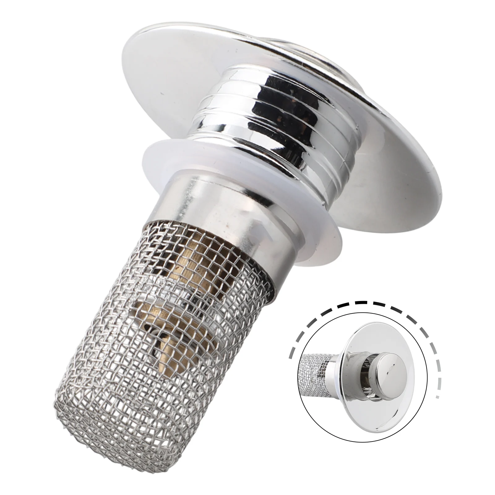 5.9*6.6cm Bathroom Sink Drain Advanced Design For Efficient Drainage Clog Prevention Clogging Prevention Easy Installation
