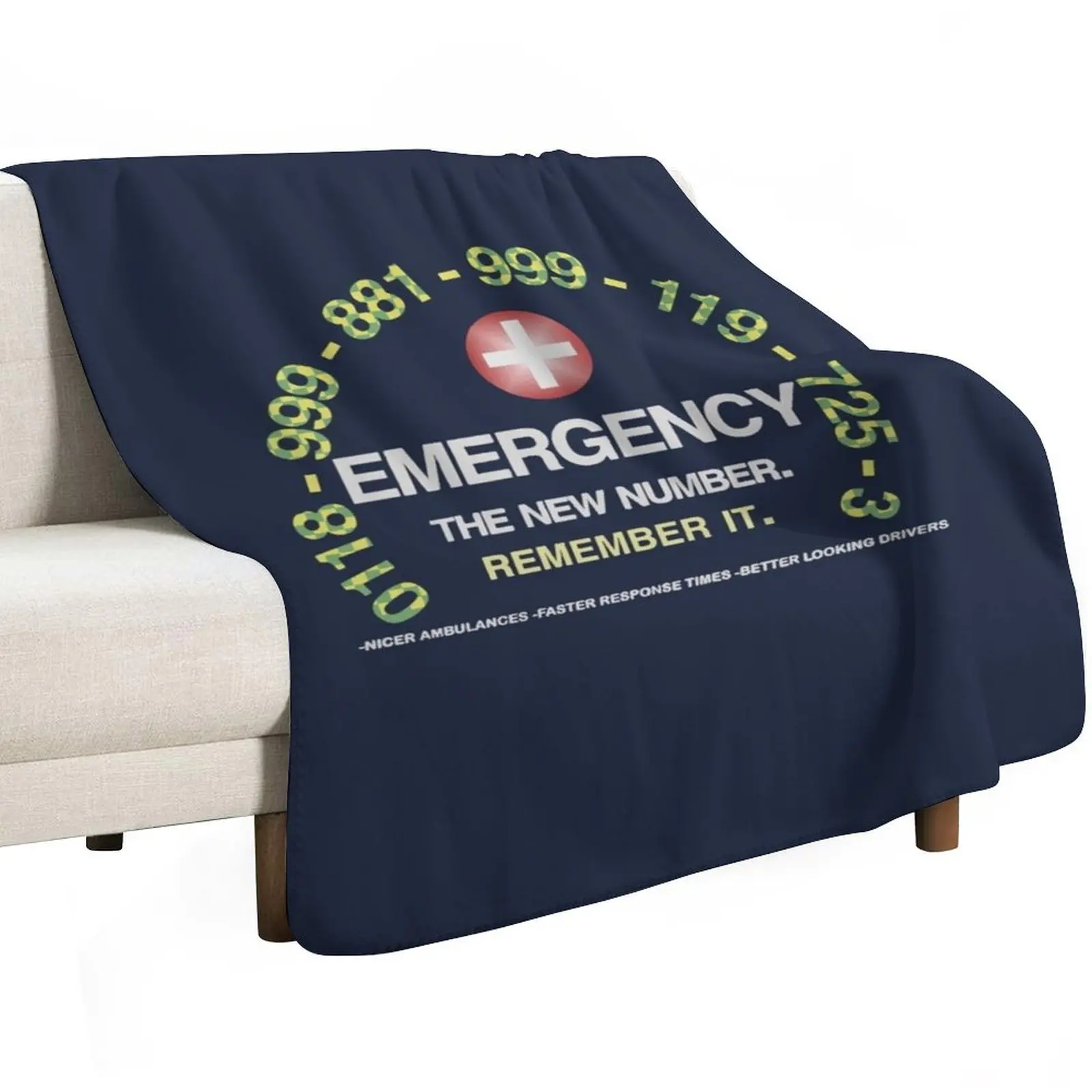 IT Crowd Inspired Emergency Throw Blanket wednesday warm winter Warm heavy to sleep Hair Thins Blankets