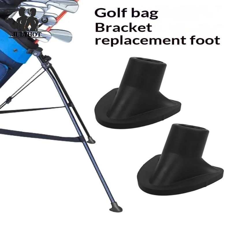 2Pcs Anti Slip Rubber Universal Golf Bag Stand Legs Golf Bag Feet Replacement Outdoor Sports Accessories