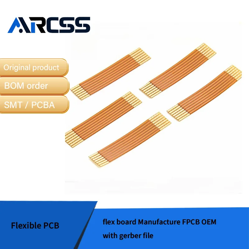 fabricação de placa flexível OEM FPCB com arquivo gerber