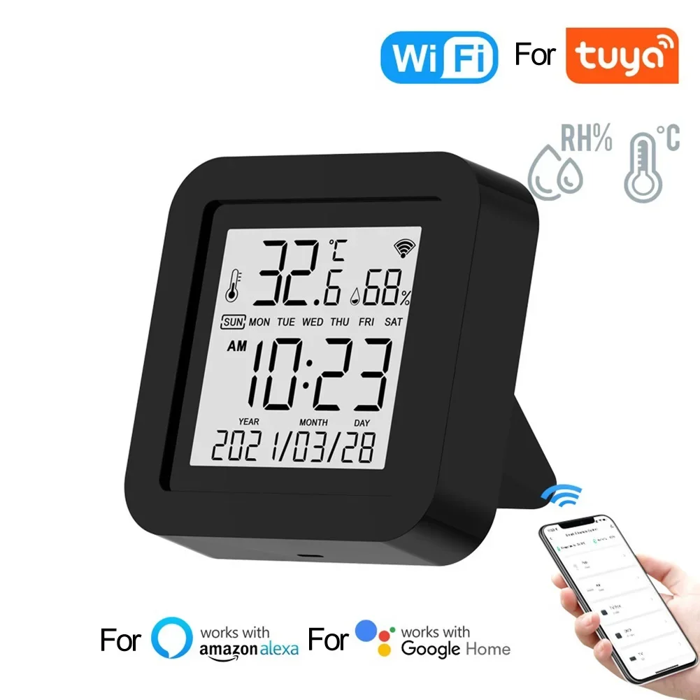 

Home Environment Monitoring Temperature Humidity Sensor Humidity Monitor Extensive For IR Coding Flexible Temperature Display