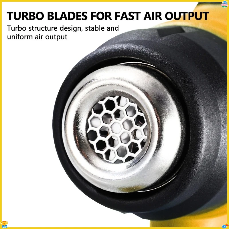 Fit Dewalt DCE530 Akku-Heißluftpistole 300 W Hochleistungs-Schweiß-Thermobläse Schrumpfverpackungswerkzeug für 20 V-Batterie