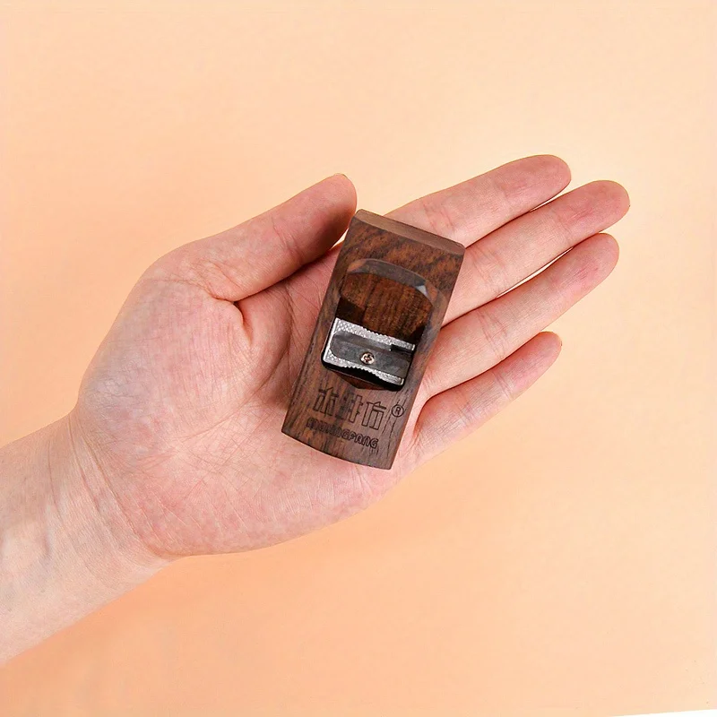 1 قطعة مبراة قلم رصاص صغيرة طاحونة الخشب مسوي خاص لشحذ أقلام الفحم الرصاص شحذ/قلم رصاص #4