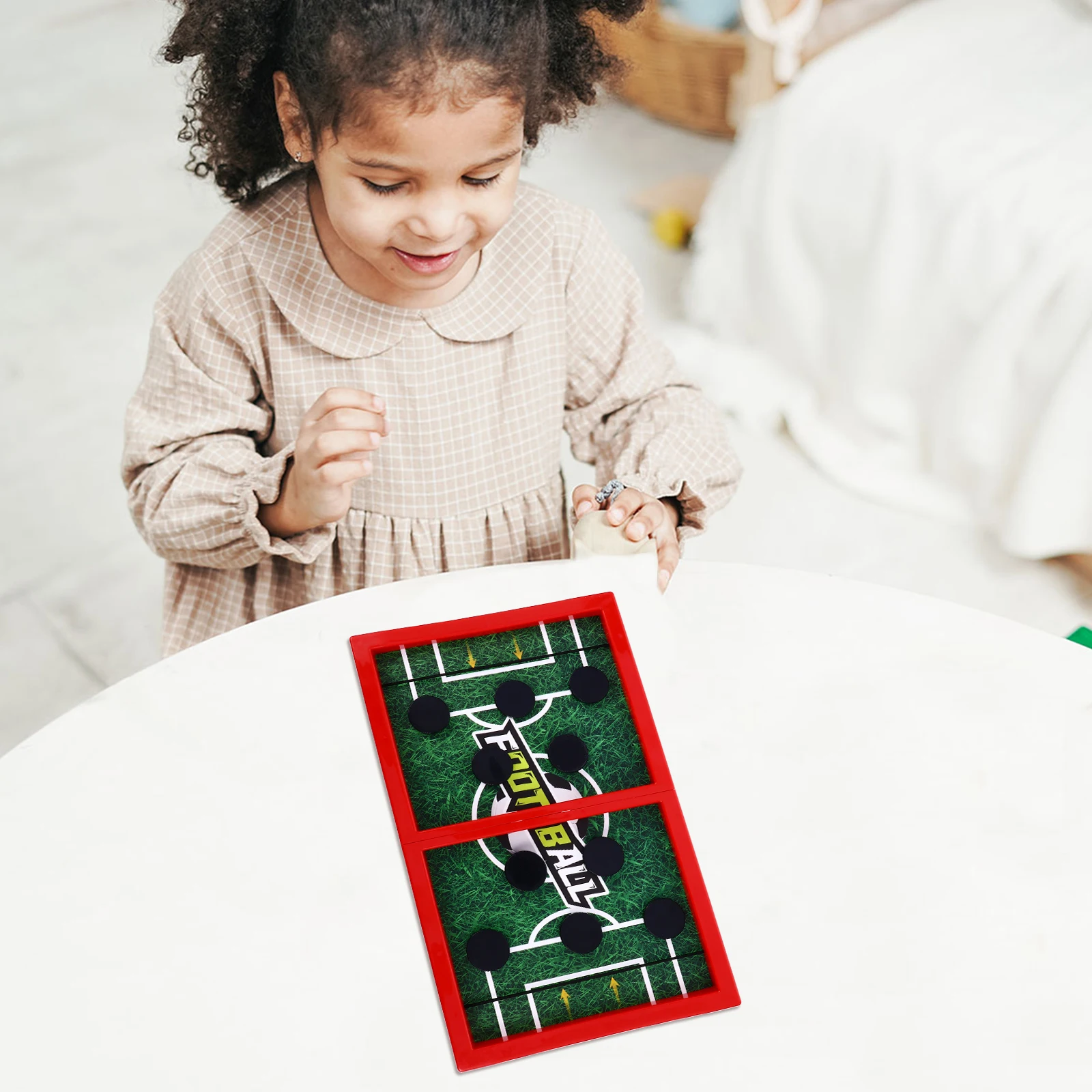 

1 set 1 Set Catapult Chess Board Double Desktop Playset Durable Developmental For Kids Family Friendly Interactive Game Set