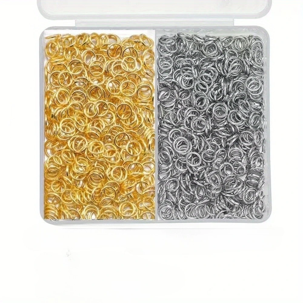 Jewelry Making Box - 200-1000pcs/Box Mix Color Open Jump Rings