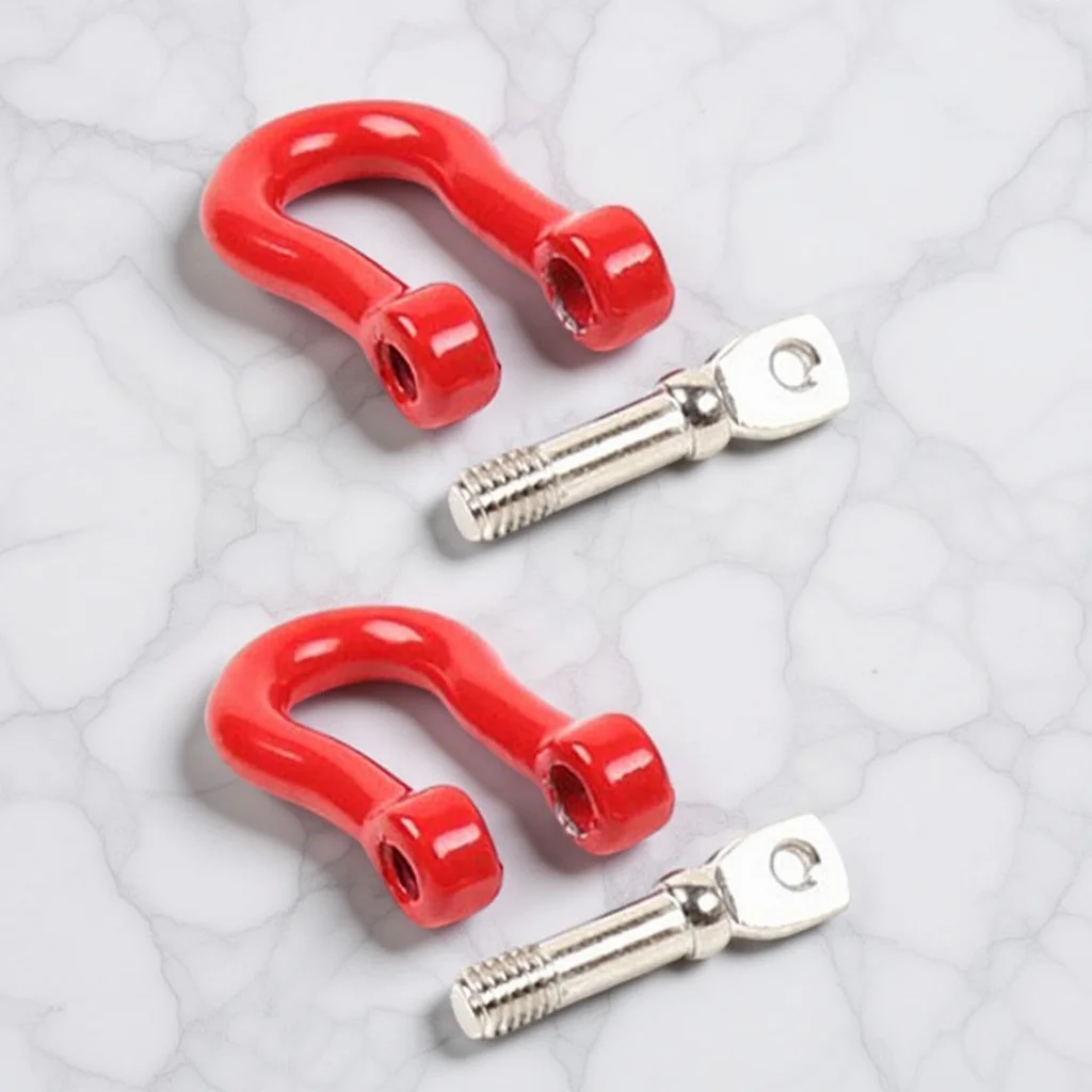 

-Shaped Alloy Front Hook For Car Truck Adjustable Racing Style Red Tow Bar Car Tow Hook Hooks Towing