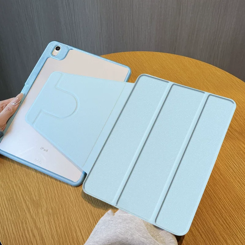 Solid Color Fold Advanced Fashion Tablet Case For iPad Pro 13 11th A16 12.9