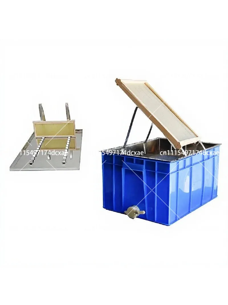 Stainless Steel Honey Scraping Plate, Nest Spleen Honey Rack, Leak-Proof Honey Storage Tray for Beekeeping