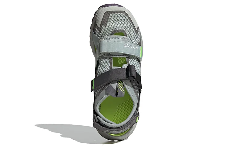 Adidas Terrex Hydroterra Comfortable Breathable Grip Sports Sandals Unisex Gray Black IF7598