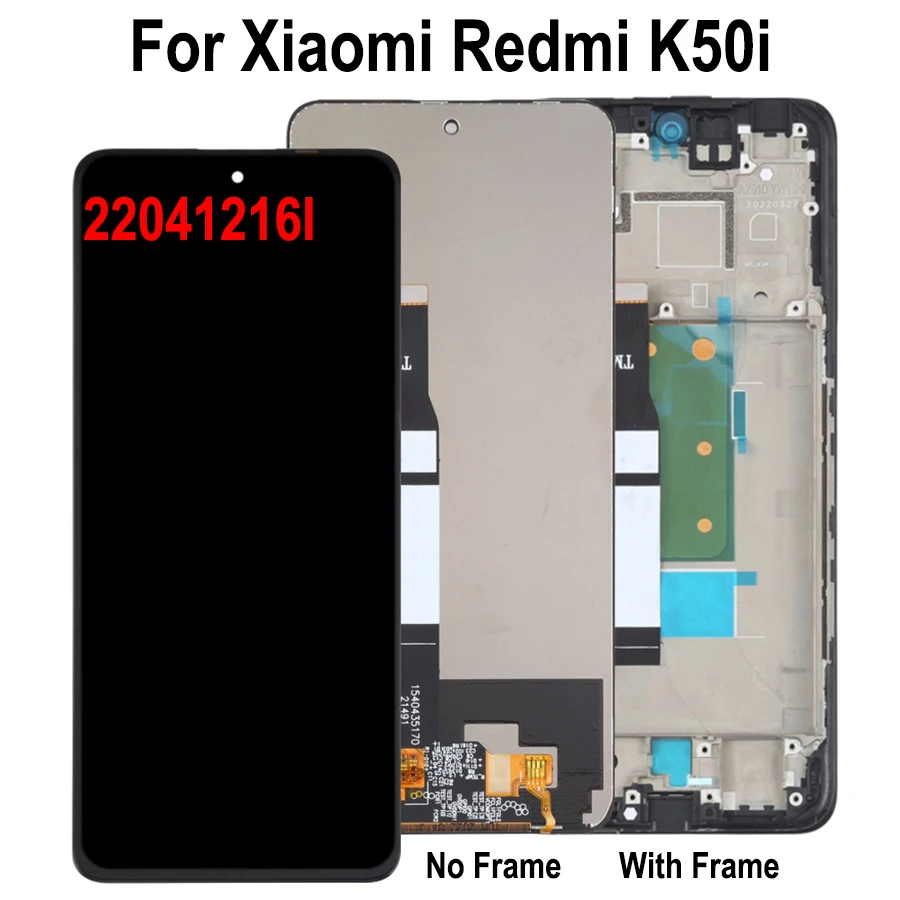 gefensi-pour-xiaomi-redmi-k50i-lcd-ecran-tactile-numeriseur-assemblee-pour-redmi-k50i-22041216i-ecran-d'affichage-remplacement-wi