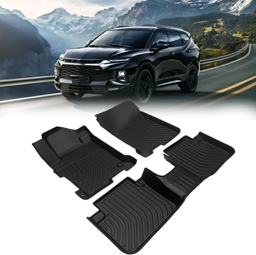 

Car Floor Mats Heavy Duty TPE All Weather Mats for 2013-2017 Honda Accord