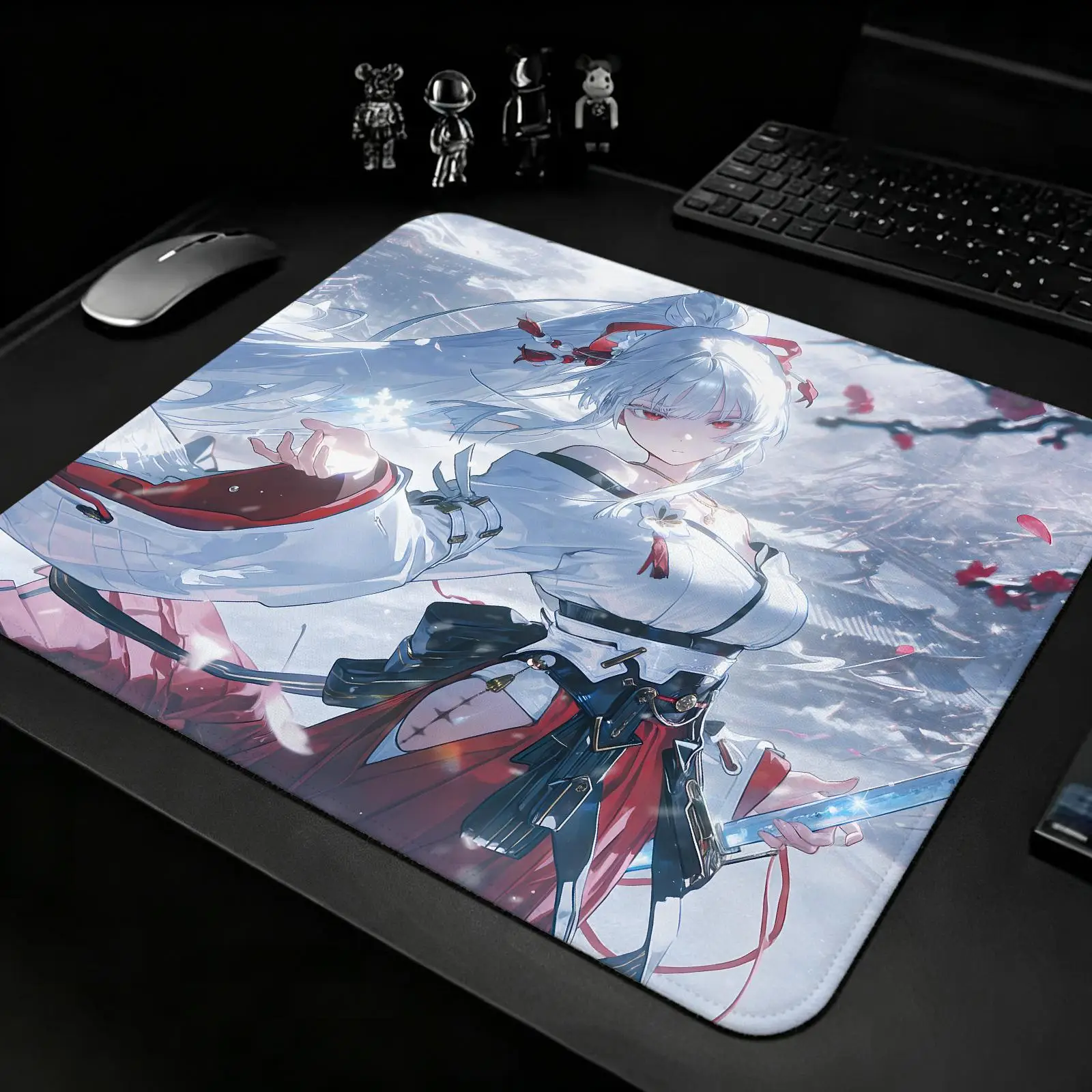 Wuthering Waves HIYUKI S/M/L Gaming Mat,Reinforced Stitched Edge,Portable Non‑Slip Pad for Laptop Office & E‑Sports Game Play