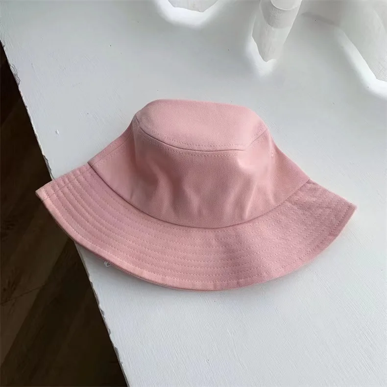 Solid color fisherman hat for men and women spring and summer ins basin hat versatile foldable hat fashion Korean version sunhat