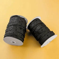 snap buttons tapes snaps Ribbon Mixed Black White Stud Cloth Diaper fabric tape buttons Garment sewing accessories