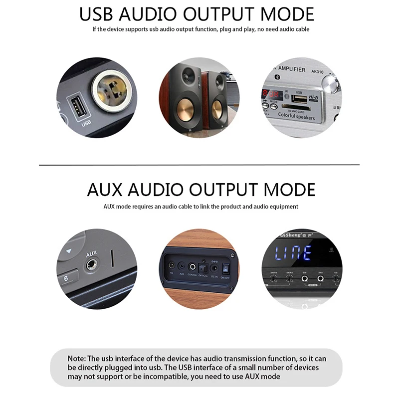 Bluetooth 5.1 Car Kit Wireless Music 3.5Mm Aux Usb Power Audio Receiver Adapter Auto Bluetooth Stereo For Car Radio Mp3 Pc