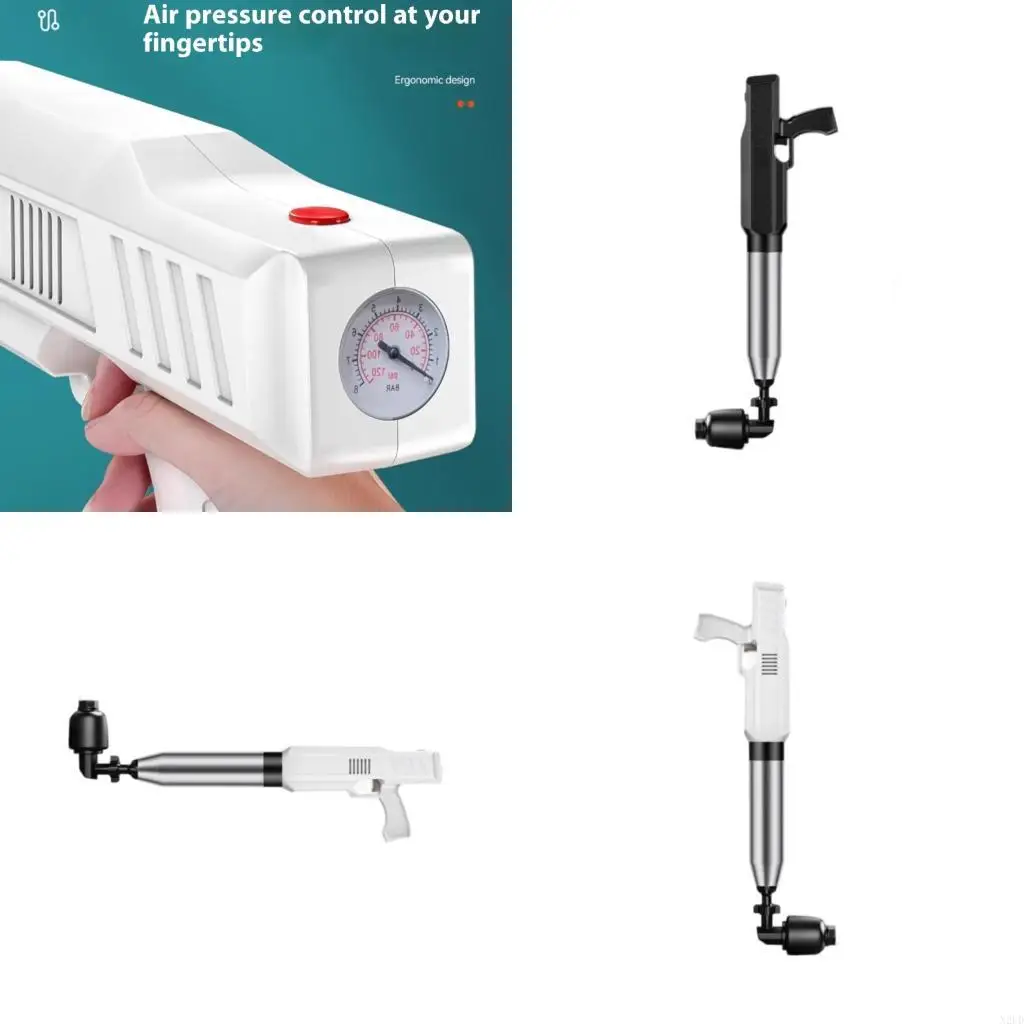 Upgrades Toilet Drain Clog Remover High Pressure Air Technology Unclogging Tool for Bathroom Kitchen Sink Pipe Blockages N2UD