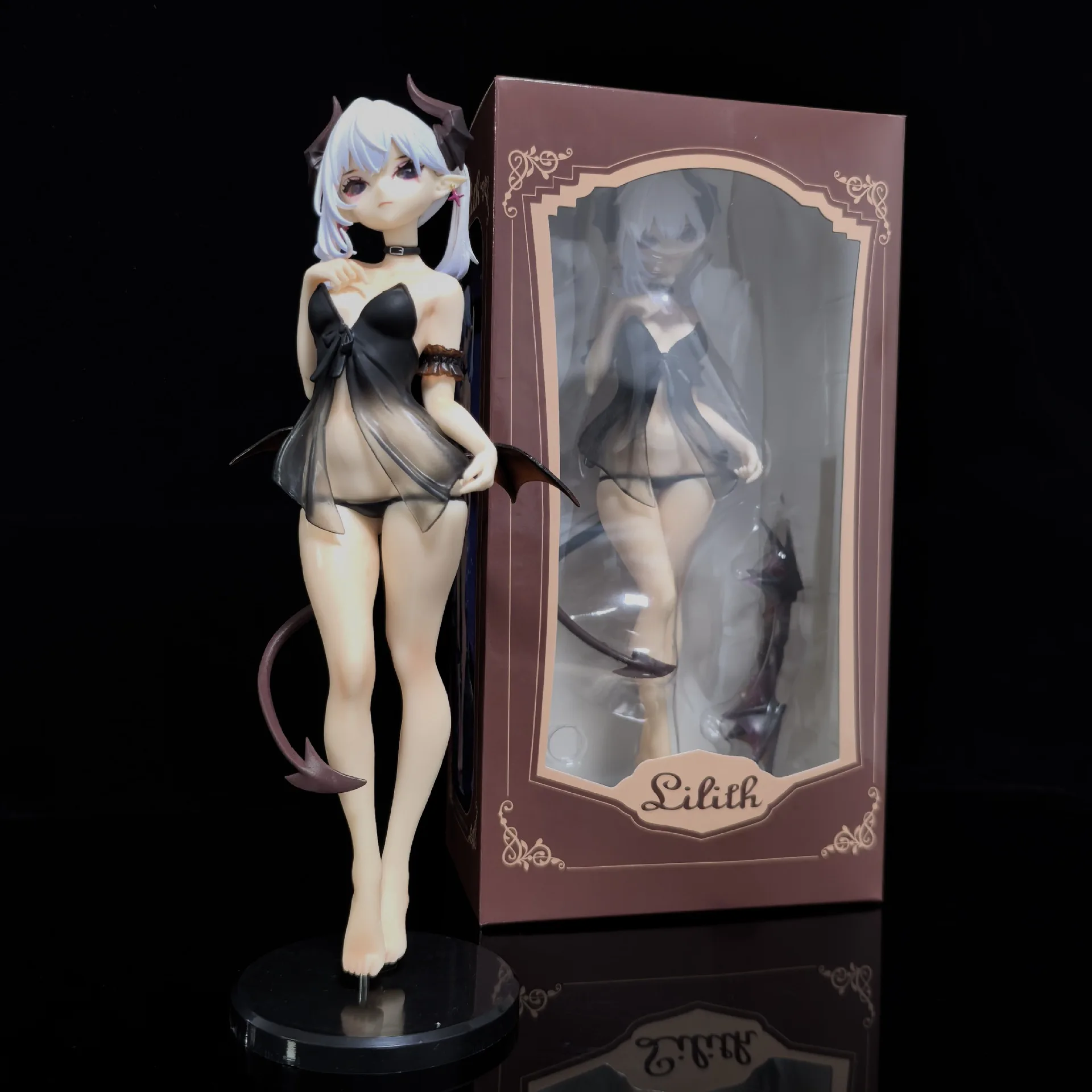 

Premium Edition Lilith the Succubus Anime Statue, 28cm Desktop Model Figure, Collectible Display for Home Decor
