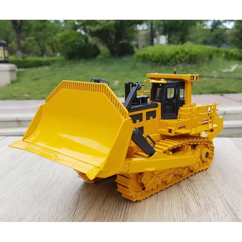 รถดันดิน SHANTUI SD90-C5 รุ่นหล่อขึ้นรูปโลหะผสม อัตราส่วน 1:43 ของเล่นสะสม ของที่ระลึก ของขวัญสำหรับเด็กผู้ชาย สำหรับจัดแสดง