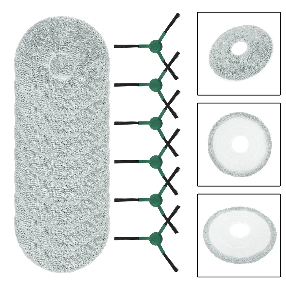 

14pcs/set Side Brush Mop Cloths For Roomba Plus 405 For Combo / 505 For Combo Replacement Household Supplies Cleaning Tools