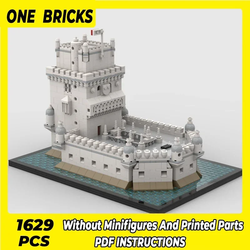 Moc Building Bricks Military Model Portugal Tower Of Saint Vincent Technology Modular Blocks Gift Christmas Toy DIY Set Assembly