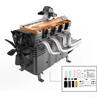 TOYAN FS L400 Gasoline Engine Micro Four-cylinder Engine Water-cooled Assembly Model Toy Kit