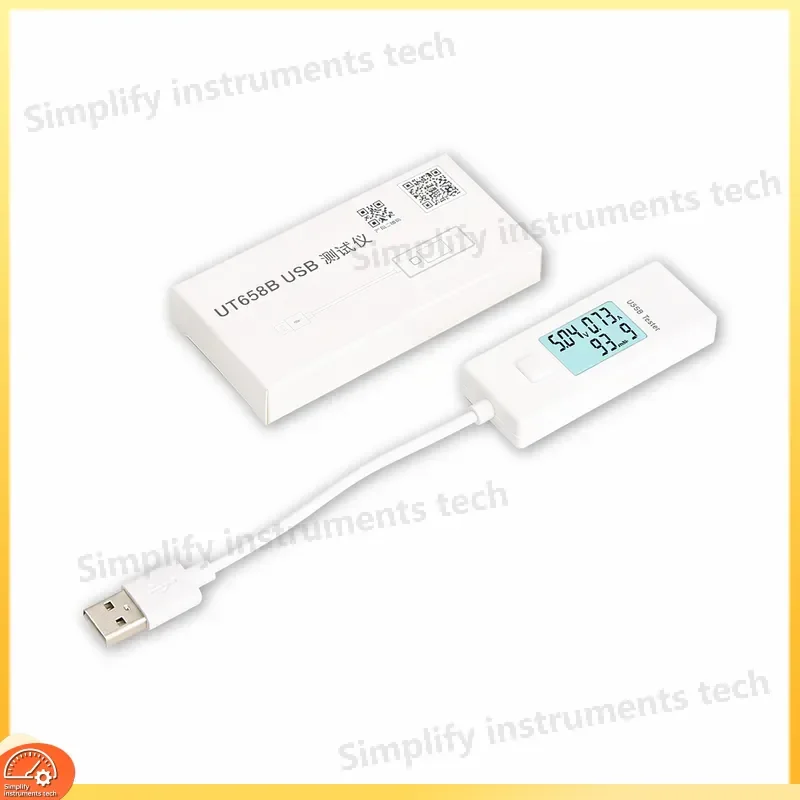 USB Voltage Current Monitor Tester Digital Display Power Meter for Charger Capacity Output Measurement Data Logger Multimeter