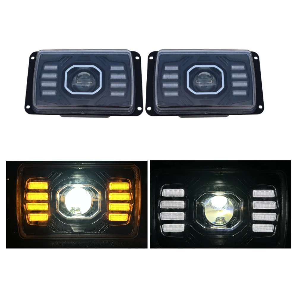For KAMAZ Generation LED Truck Headlights Projector Assembly Front Headlamp DRL Turning Signal Car Lights