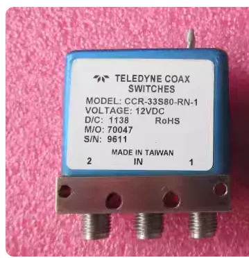 CCR-33S80-RN-1 DC-18GHz SMA 12V Single-pole, Double-throw RF/microwave Coaxial Switch