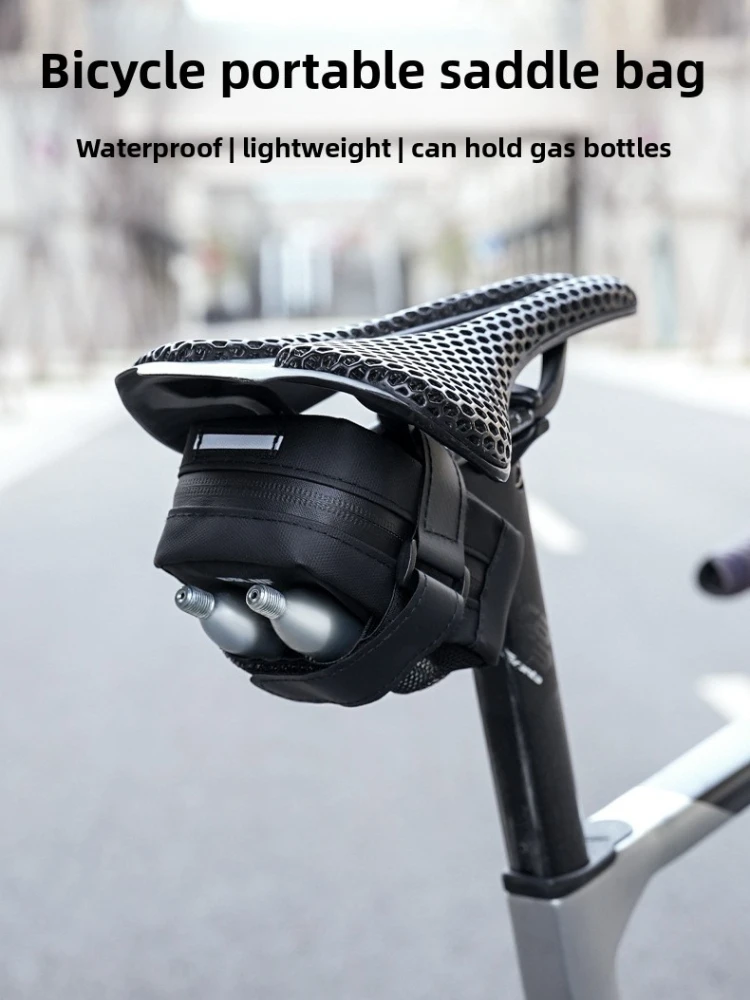 AliExpress ESLNF Bicycle Tail Bag Riding Saddle Bag MTB Road Bike Mesh Bag Waterproof Large Capacity Riding Equipment Accessories