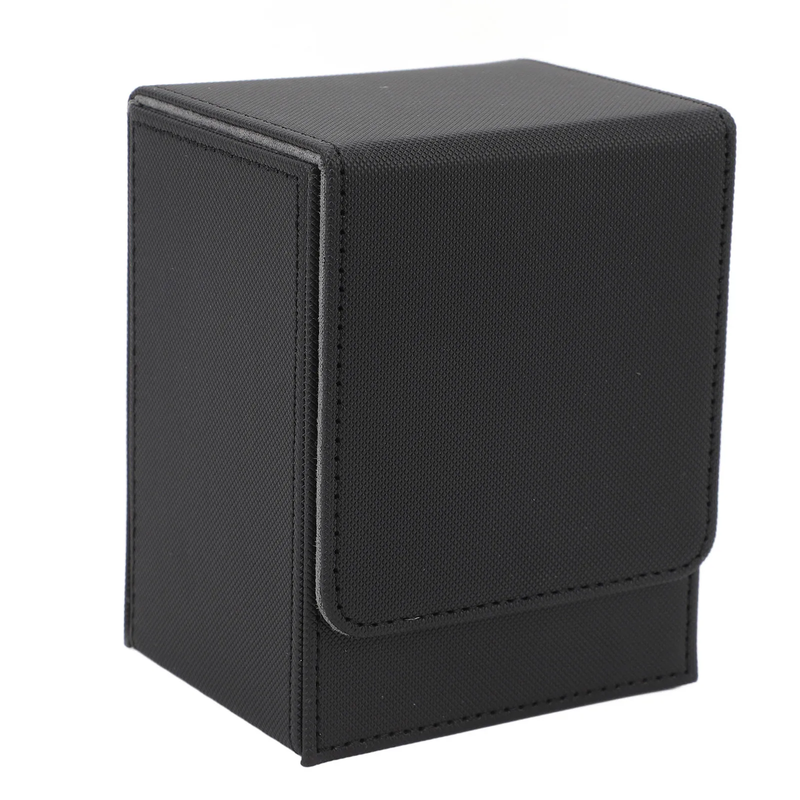 ZK30 Card Deck Box PU Leather Multifunctional Portable Magnetic Closure Card Storage Box for More Than 100 Cards