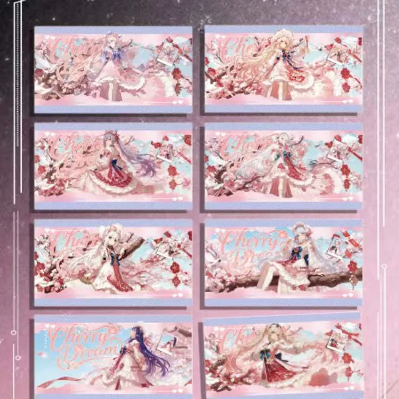 Wholesale Goddess Story Collection Card Duoduo Culture Card Brick Acrylic Enamel Sakura New Year Drama Game Booster Trading Card view 4