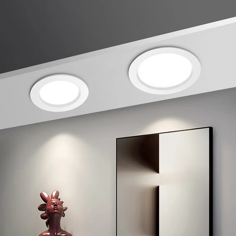 Foco Led empotrable para techo, accesorio de iluminación impermeable para habitación interior, 3W, 5W, 7W, 9W, 12W, 15W, 18W, CA 220V