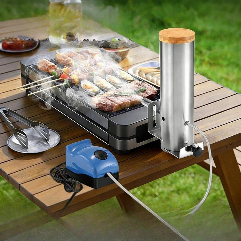 Barbecue Grill Electric Smoker Gadget Smoked Sausage Bacon Barbecue Smoke Generator