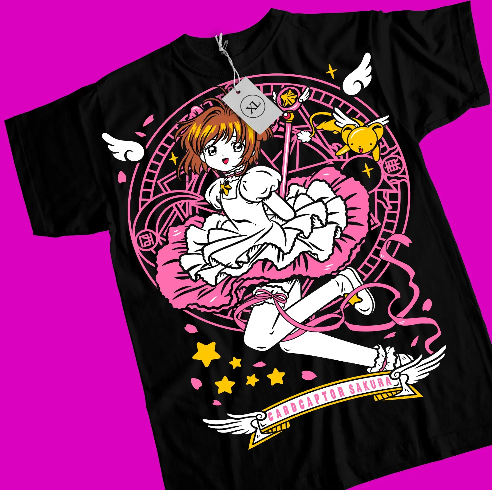 Kero-Chan Kawaii Anime Manga Gift Shirt All Size Cardcaptor Sakura T-shirt