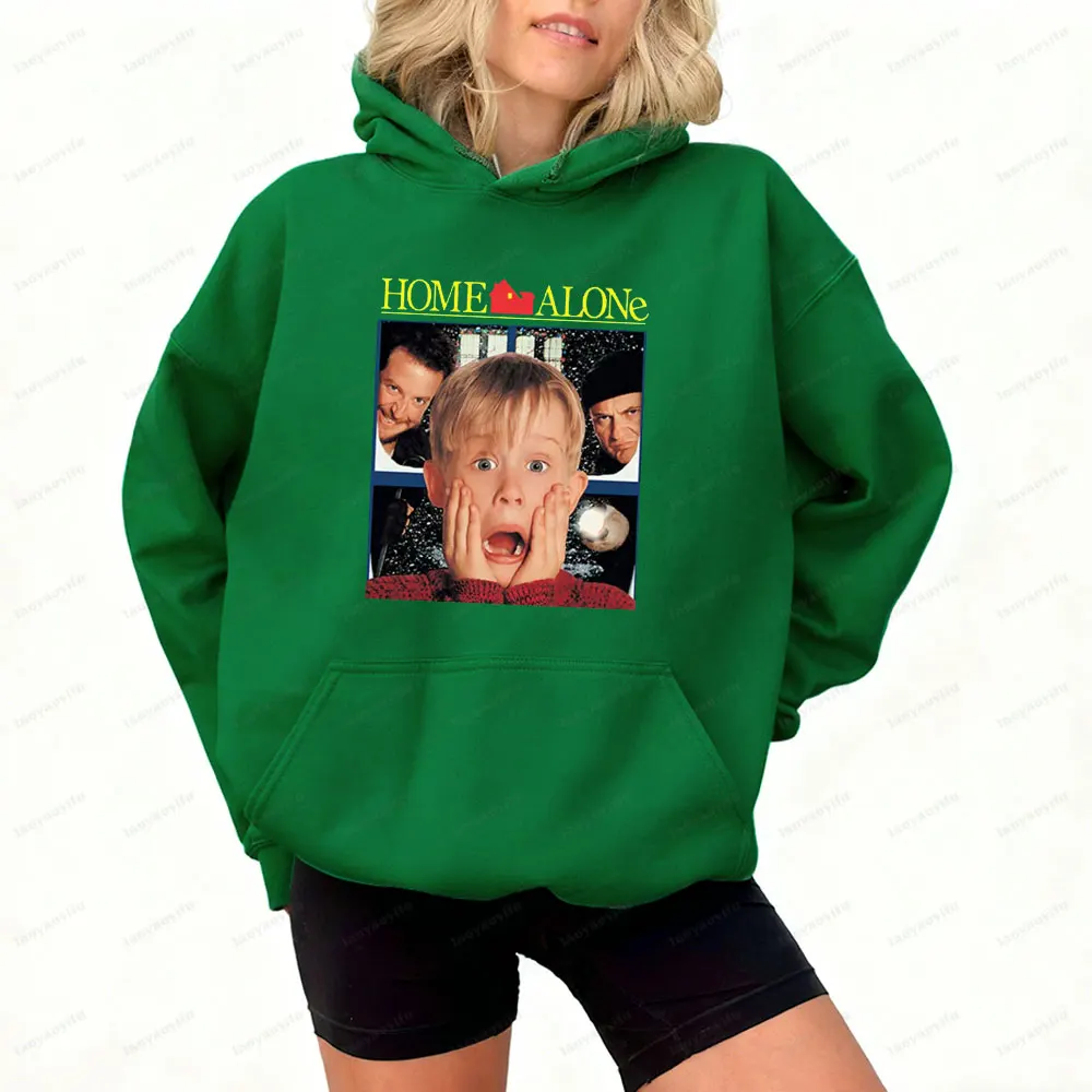 المنزل وحده عيد الميلاد البلوز مضحك فيلم عيد الميلاد هوديي ريترو كيفن مكاليستر الكلاسيكية عطلة فيلم هدية قمم بارد احتفالي الزي