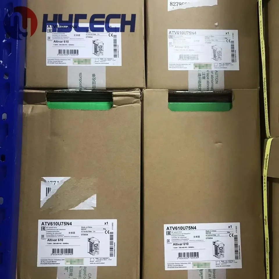 Original Easy Altivar 610 ATV610 series VFD 3 phase 7.5 kw frequency inverter ATV610U75N4 for Schneider