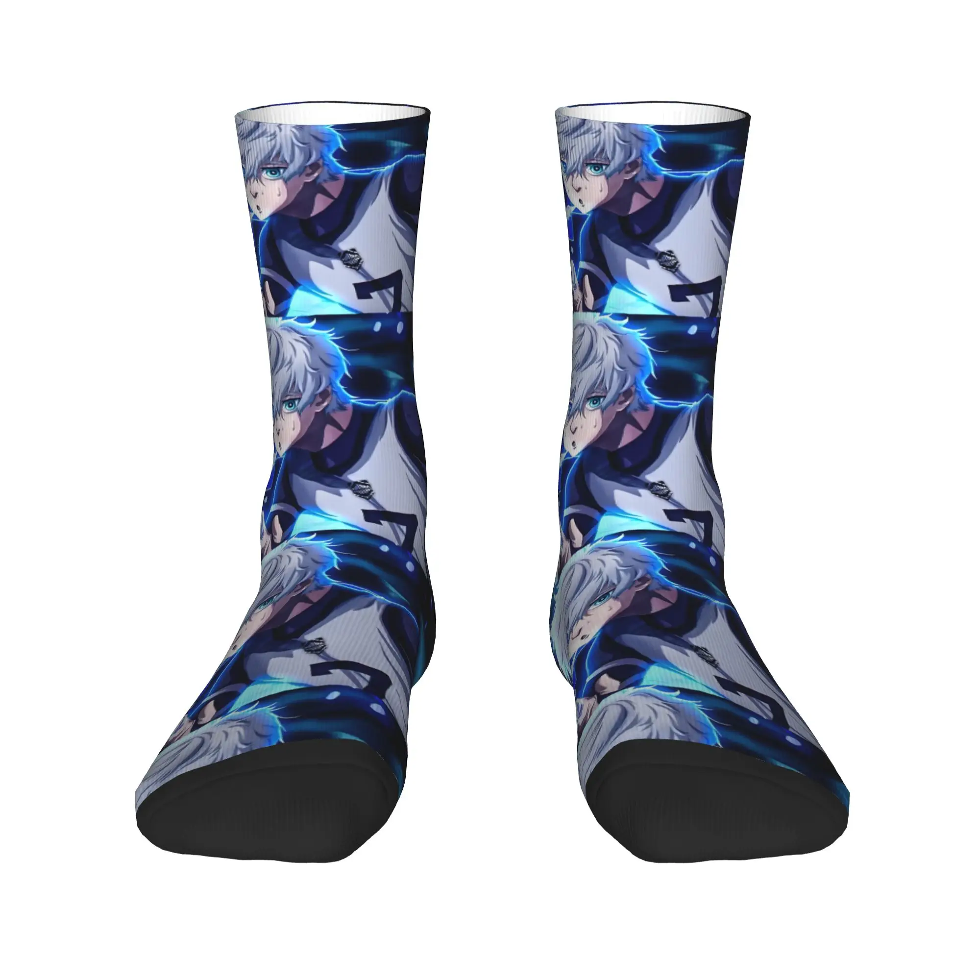 Manga Nagi Seishiro Blue Lock Socks  Anti Sweat Stockings Women Men Soft Skateboard Socks Spring Casual Design Socks