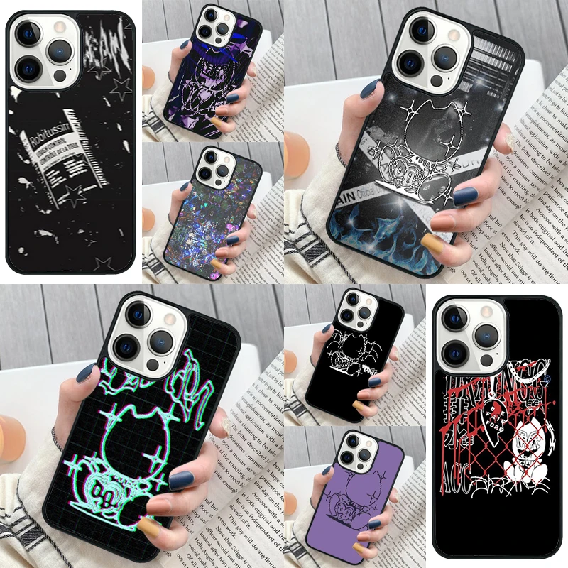 Drain Gang Phone Case Cover for iPhone 16 12 mini 11 13 14 15 Pro Max SE 2020 for Apple 7 8 Plus Coque