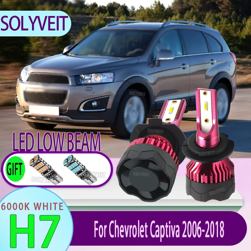

H7 Low Beam: Let LED's Fan Manage Heat So You Don't Have To For Chevrolet Captiva 2006 2007 2008 2009 2010 2011 2012 2013-2018