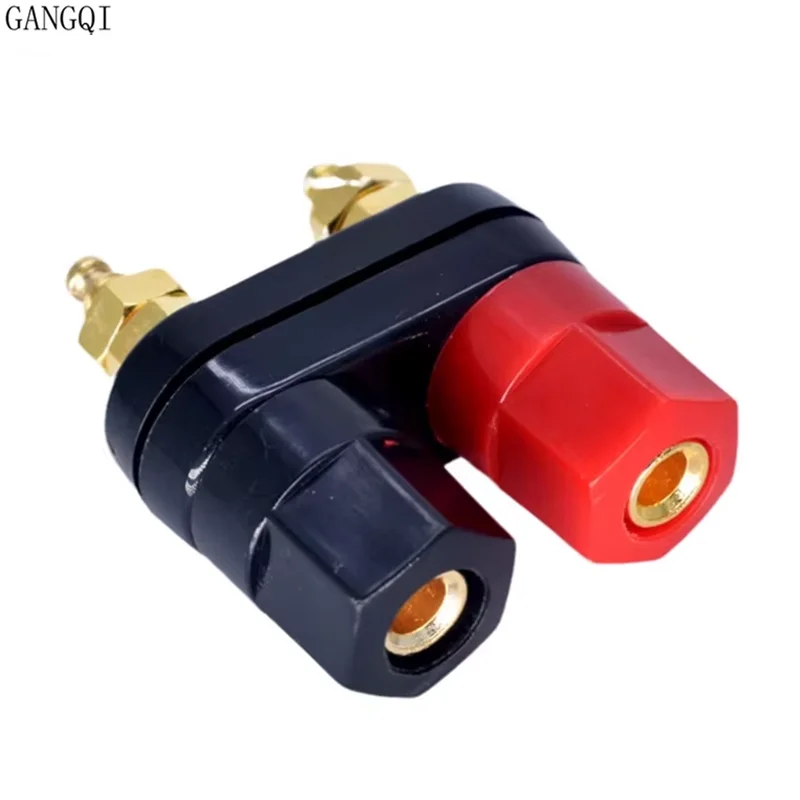 4MM Banana Plugs Couple Terminals Red Black Wire Connector Electrical Binding Post Banana Audio Speaker Socket Jack Amplifier ﻿
