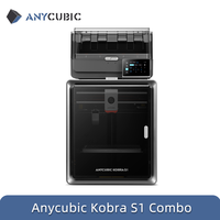 Anycubic Kobra S1 Combo Multi-Color 3D Printer Max Speed 600mm/s Core XY Stable Structure High Precision Ultra-Quiet 3D Printer