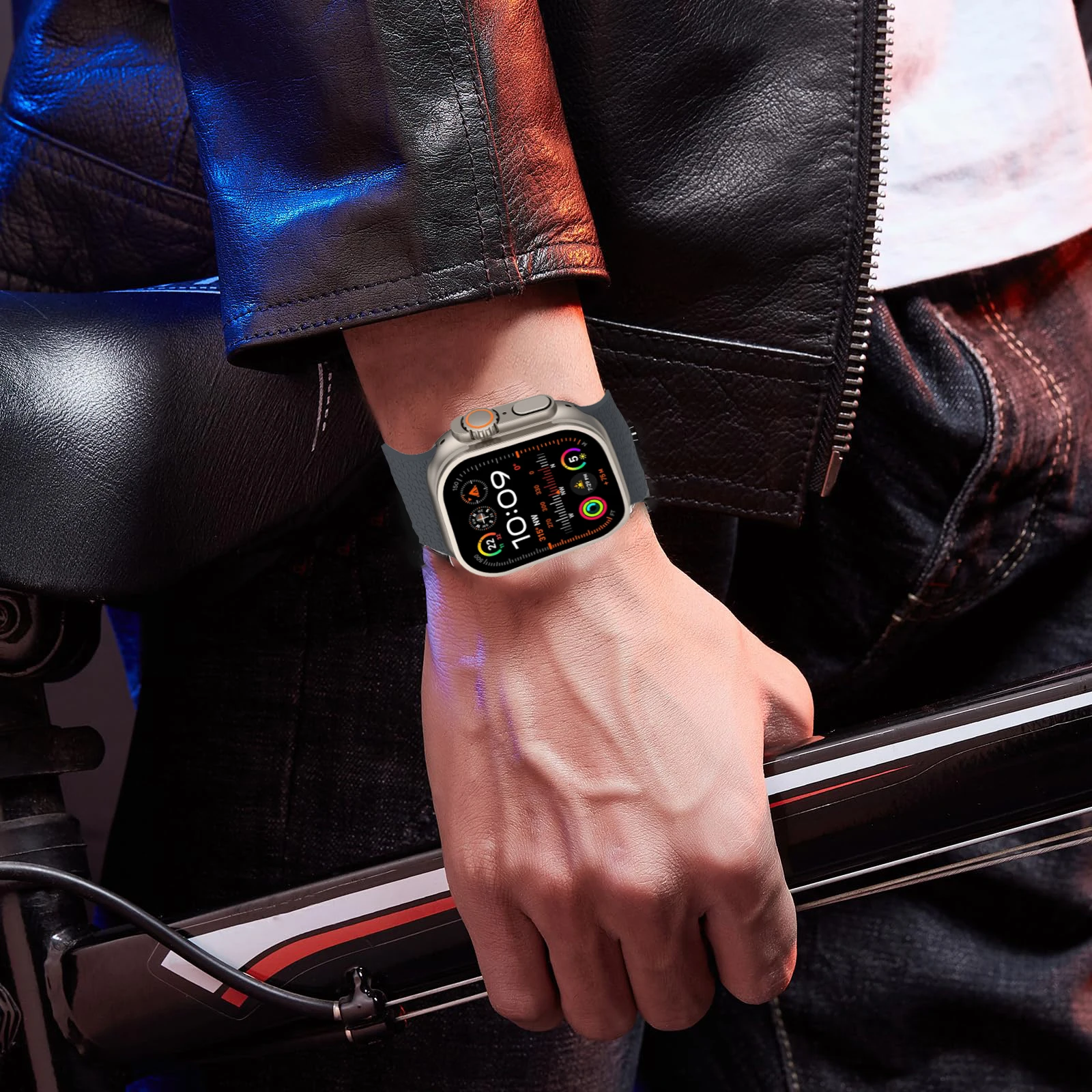 Magnetic Strap For Apple Watch Ultra 2 49mm 44mm 45mm 46mm 42mm Belt Silicone Bracelet iWatch Series 10 8 7 6 5 9 Se 40mm Bands